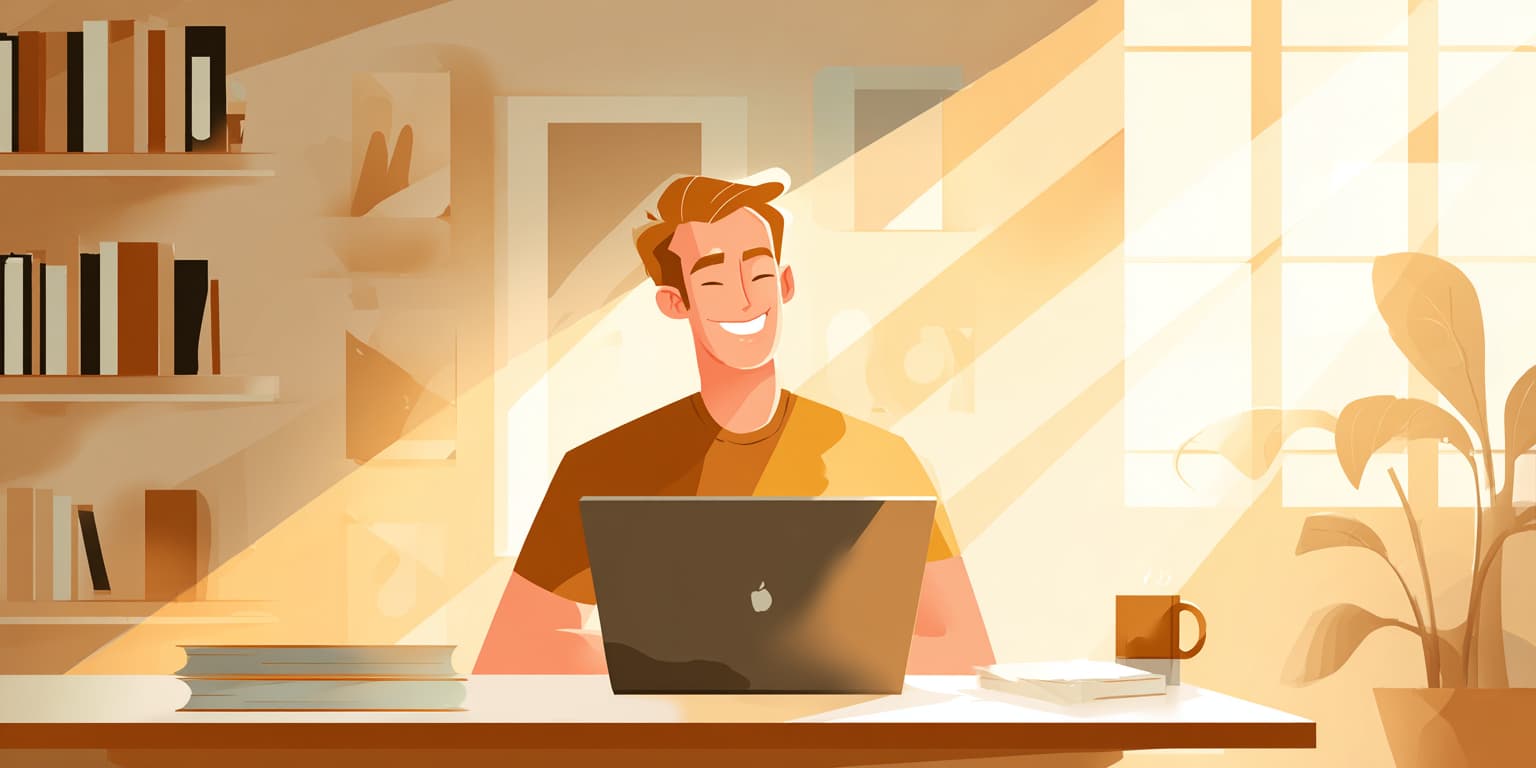 Person standing at a standing desk looking fatigued