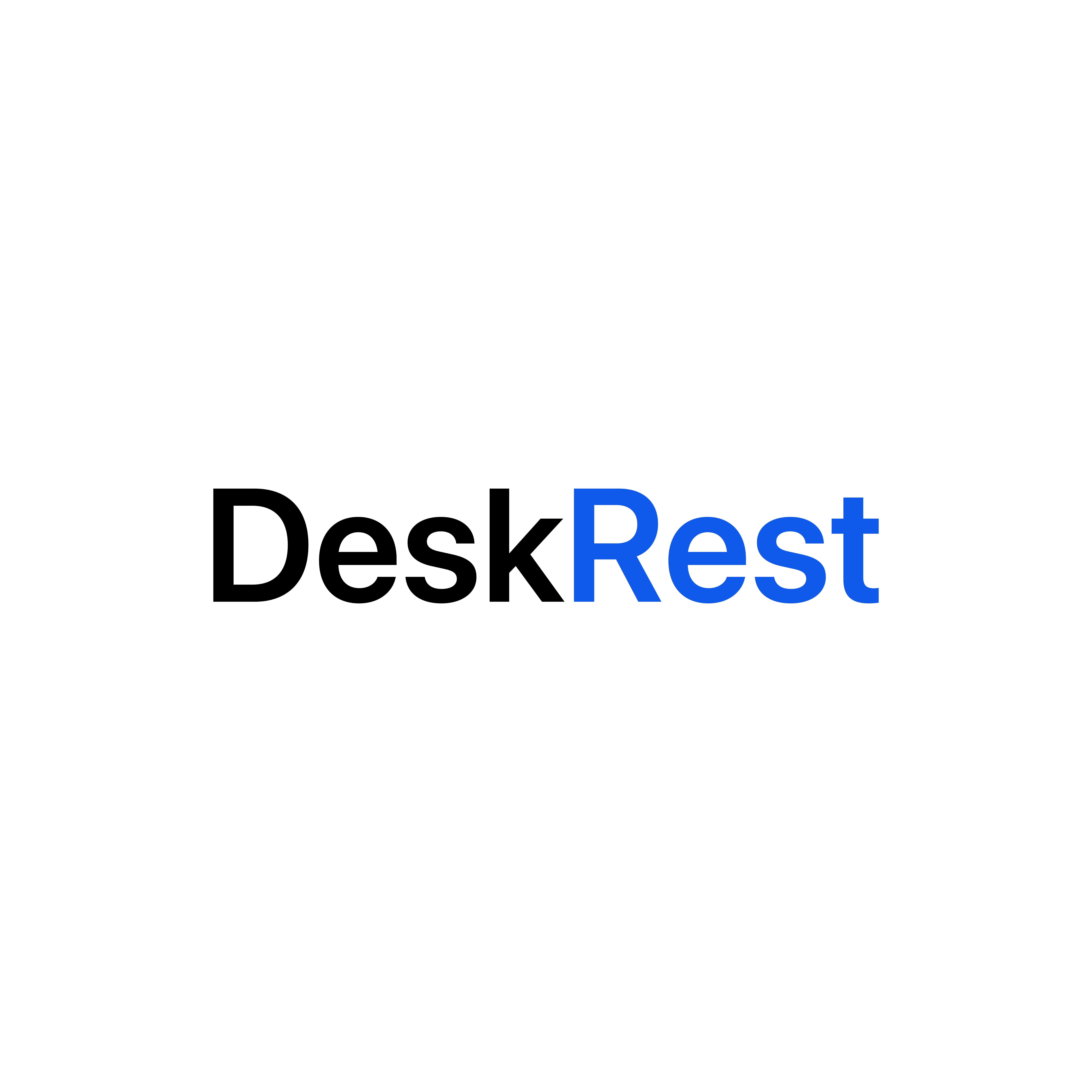 DeskRest Word Mark 1:1
