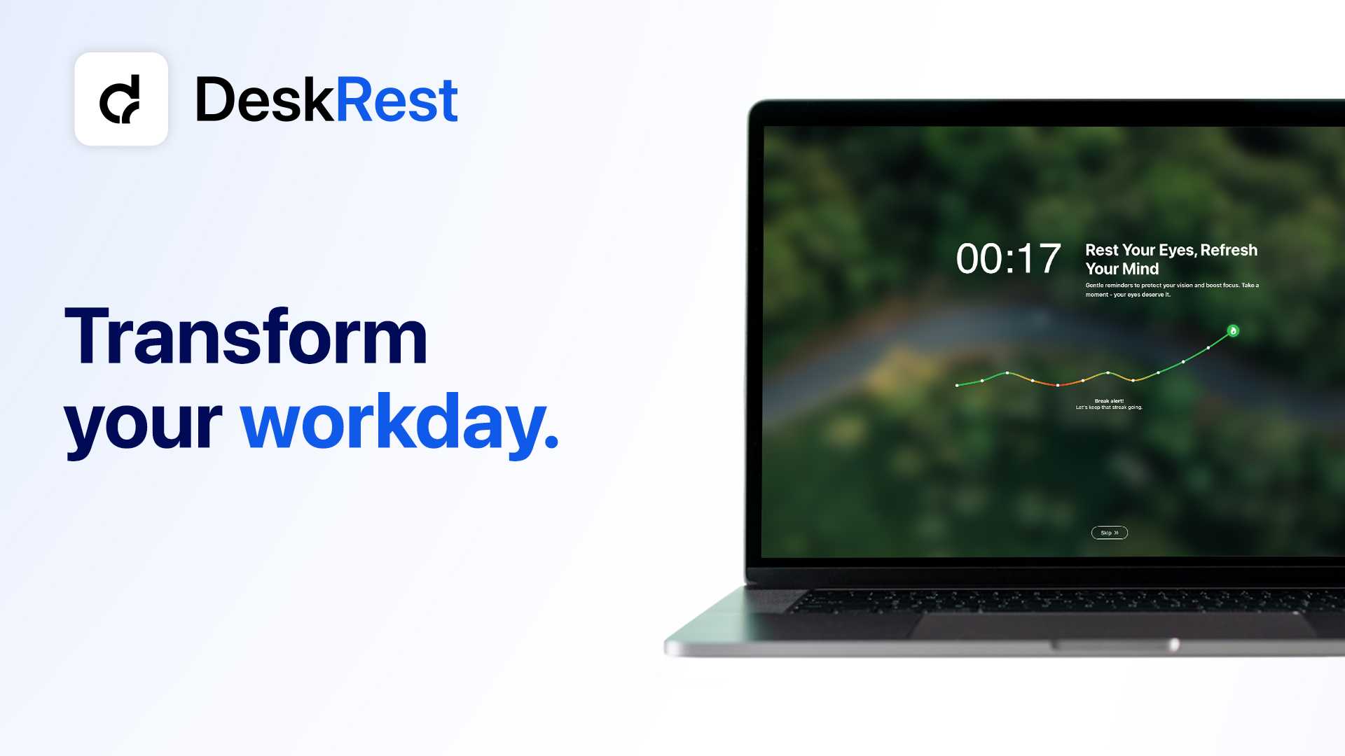 DeskRest 16:9 App Teaser